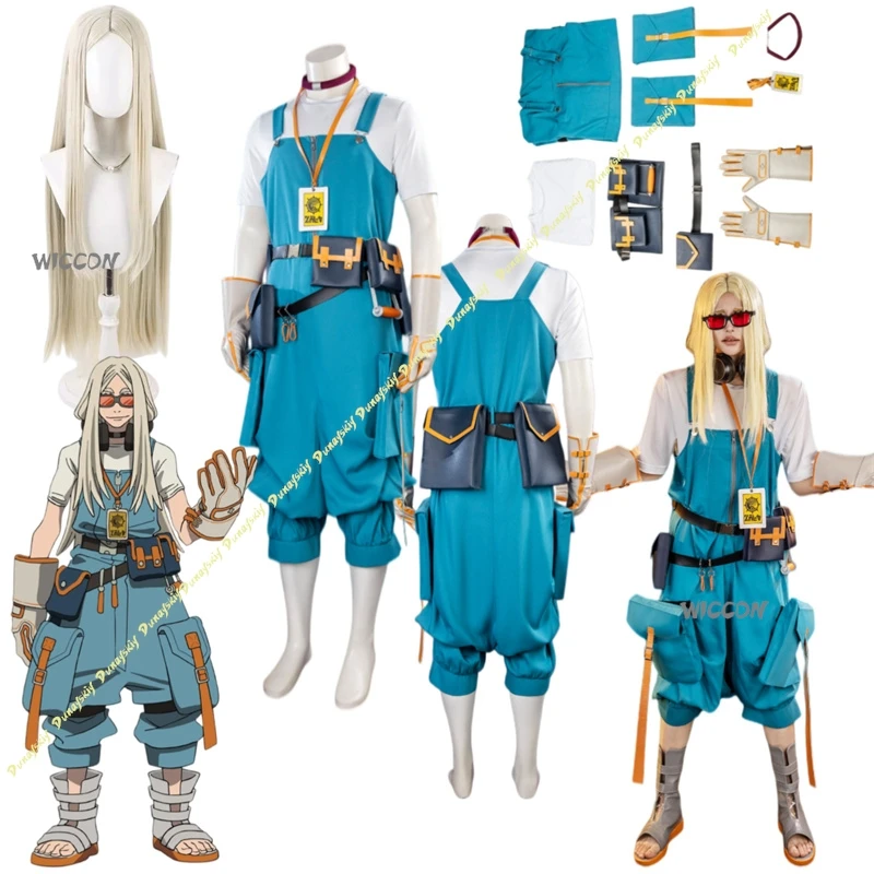 

Gachiakuta Costume August Cosplay High Quality Costume Hallowen Play Role Clothes Complete Set With Clothes,Wigs,Shoes