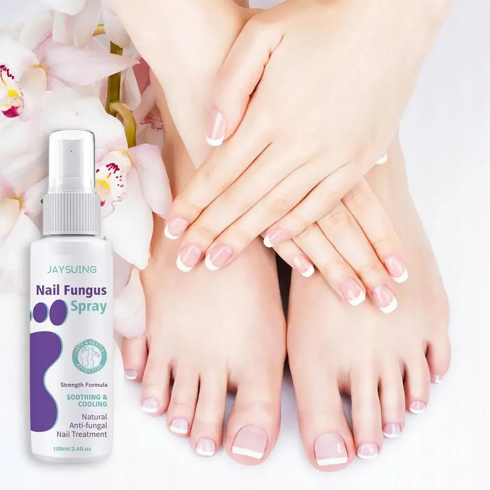 Herbal Toe Care Onychomycosis Spray, Mãos Nail Sweaty Foot Spray, Fortalecedor de unhas, Remover Odor Mist