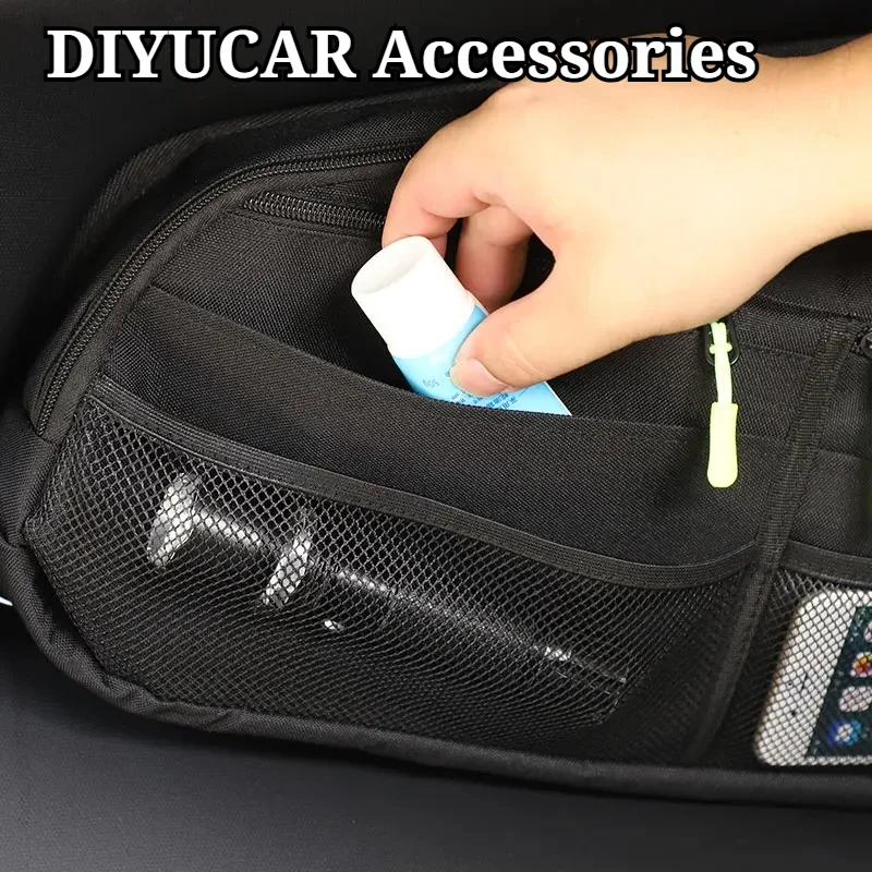 

For Changan Deepal G318 2024-26 Oxford cloth Car Trunk Side Window Storage Bag Cargo Tools Tidying Package Interior Accessories