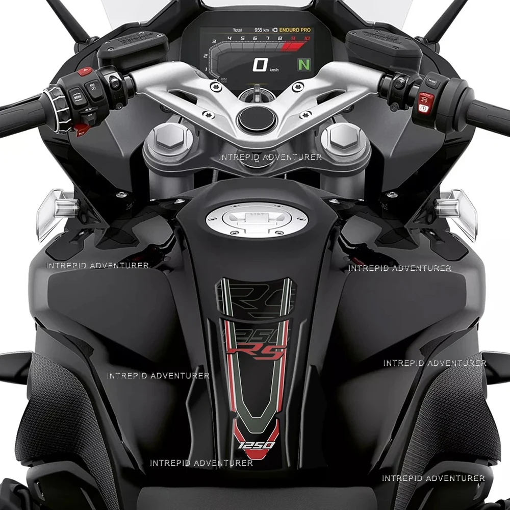 Motorcycle Accessories Fuel Tank Pad Protector decals Waterproof 3D Resin Stickers for BMW R1250RS R 1250 RS 2019-2024 2023 2022