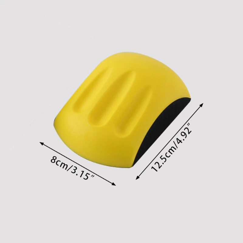 5 Hook & Loop Hand Grinding Block Grinding Mouse Round Pad Hook Back Plate for Sanders Polisher