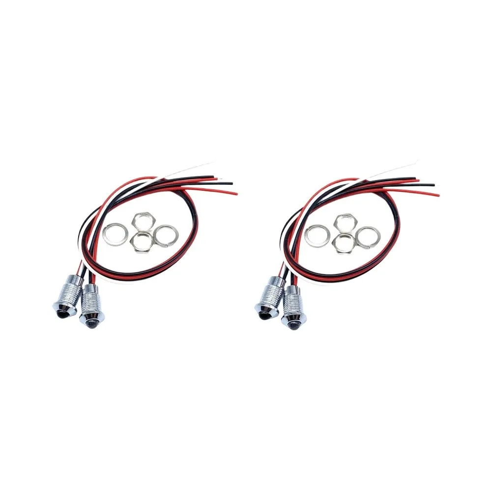 2 Pairs Infrared Photoelectric Sensor Module for Educational Electronics Projects 100 cm Detection Distance 5V Input