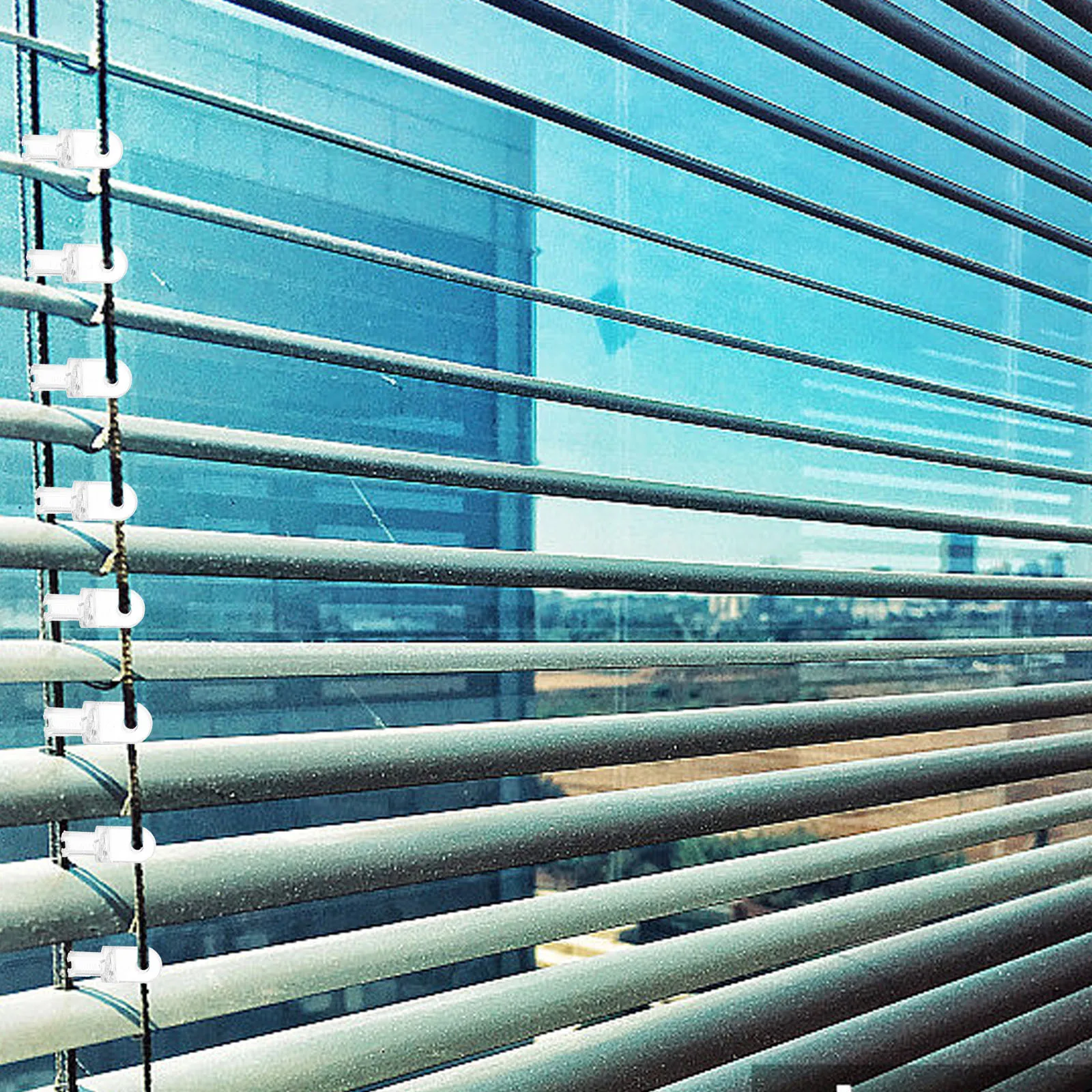 

Cabilock 20pcs Hook Blind Replacement Parts for Curtain Rod Window Shutters Accessory