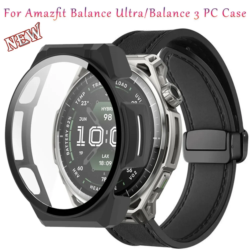 Étui rigide en PC pour montre connectée Amazfit Balance Ultra, cadre de protection haute définition intégré pour Amazfit Balance 3