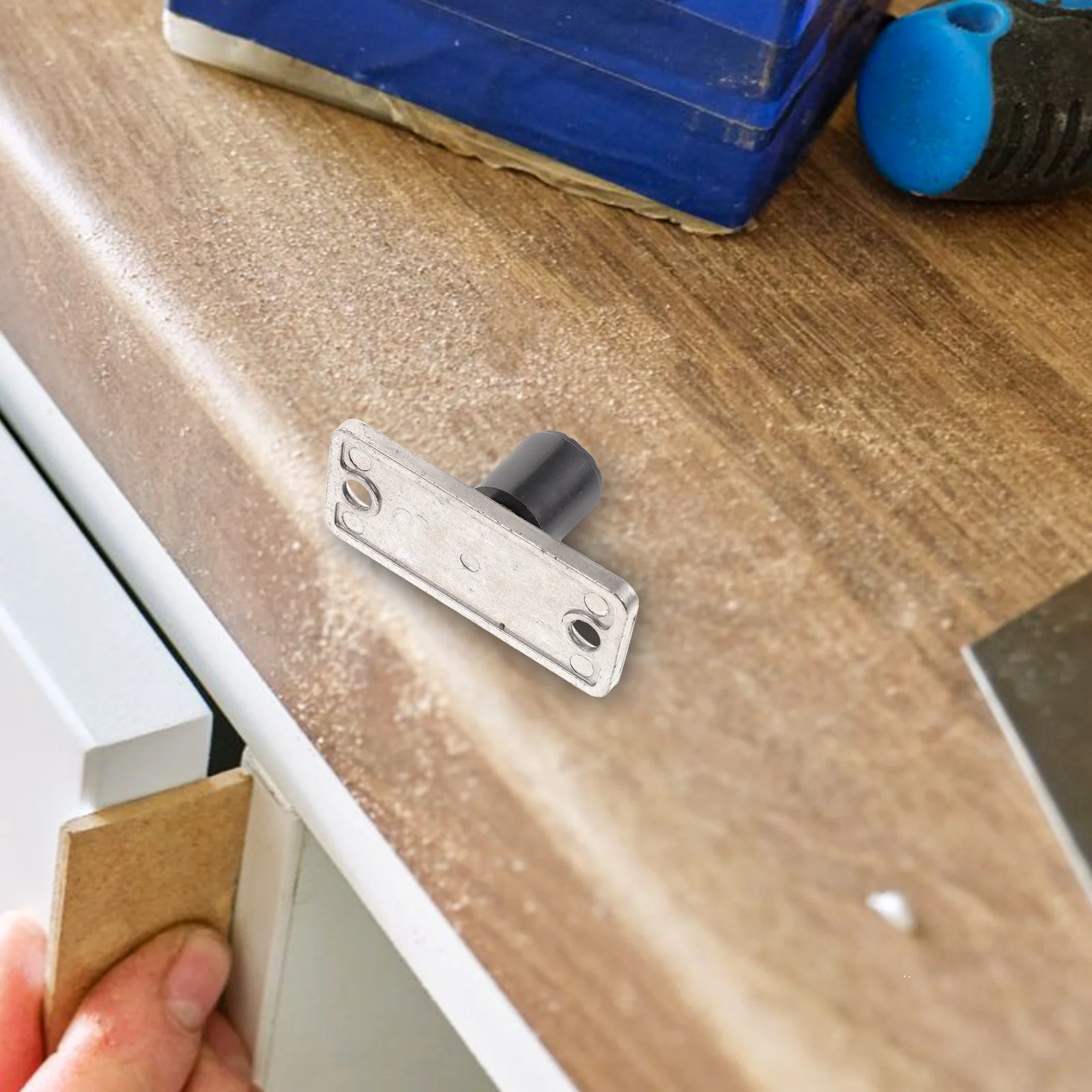 

2Pcs Sliding Door Guide Stainless Steel Barn Door Floor Mount Stable Alignment Floor Guide Swing Stopper Bearing Retainer