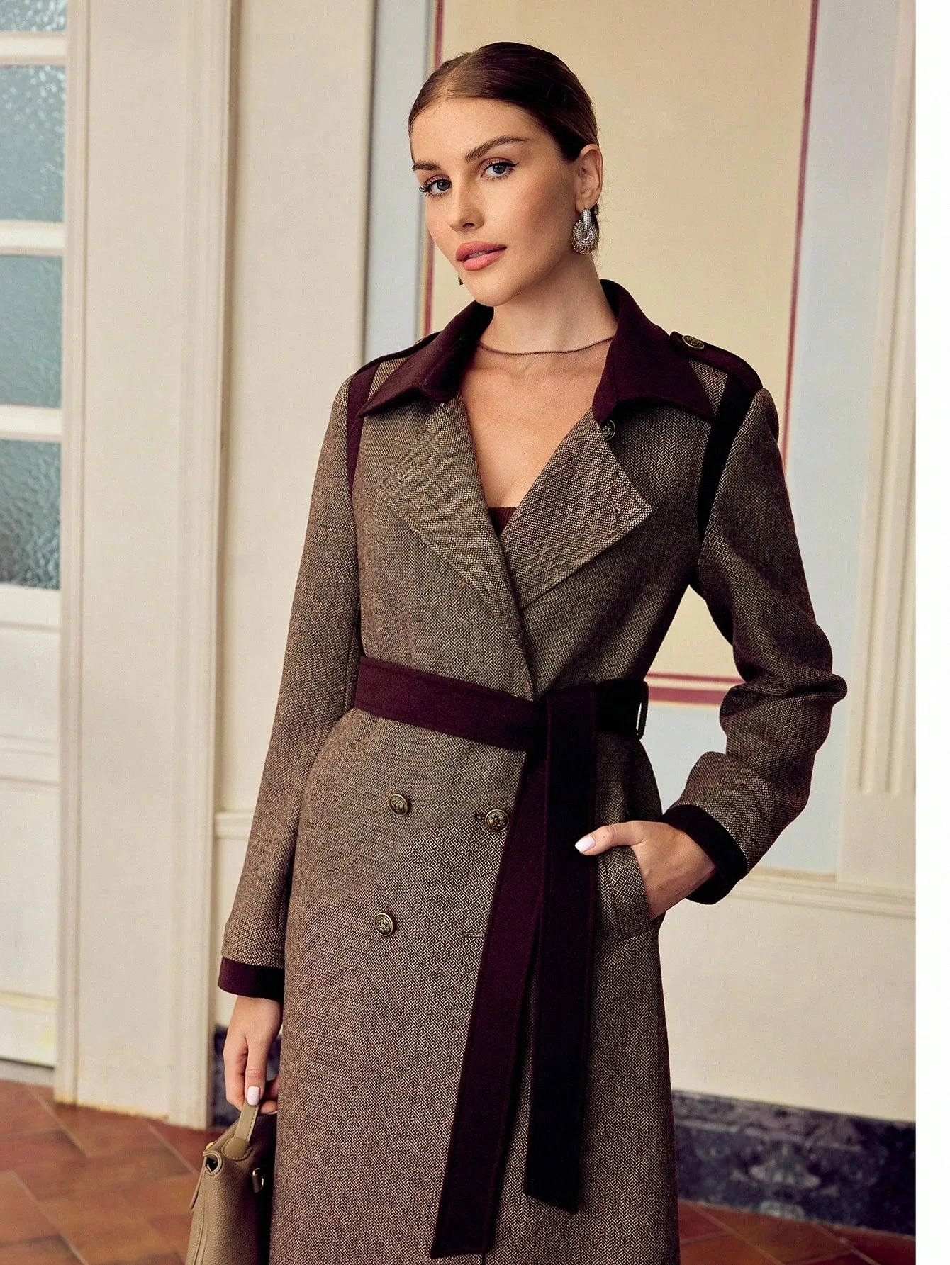 Elegant Women's Formal Dresses Suit Gowns Jacket and Pants Gown For Female Double-Breasted 2 Pieces Suit with Belt Customized