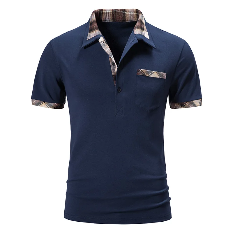 

Man Polo Shirt Mens 2022 Summer Polo T-shirt Men Short Sleeve 35% Cotton High Quantity Polo Mens Clothing