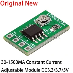 5PCS 30-1500MA Adjustable Constant Current LED Driver DC 3.3V 3.7V 4.2V 5V PWM Control Board Buck Power Module