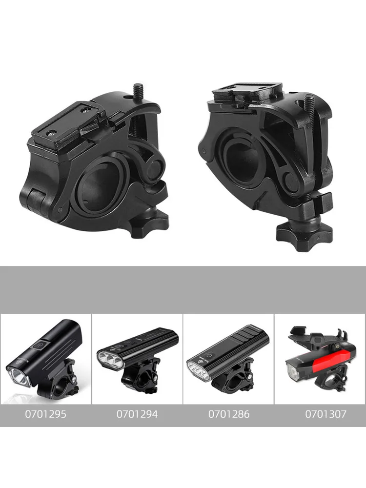 AliExpress NONE Bracket Bike Light Bracket 1Pcs ABS Bicycle Lamp Stand Black Element For Cycling Four Kinds Of Headlight Replacement Support