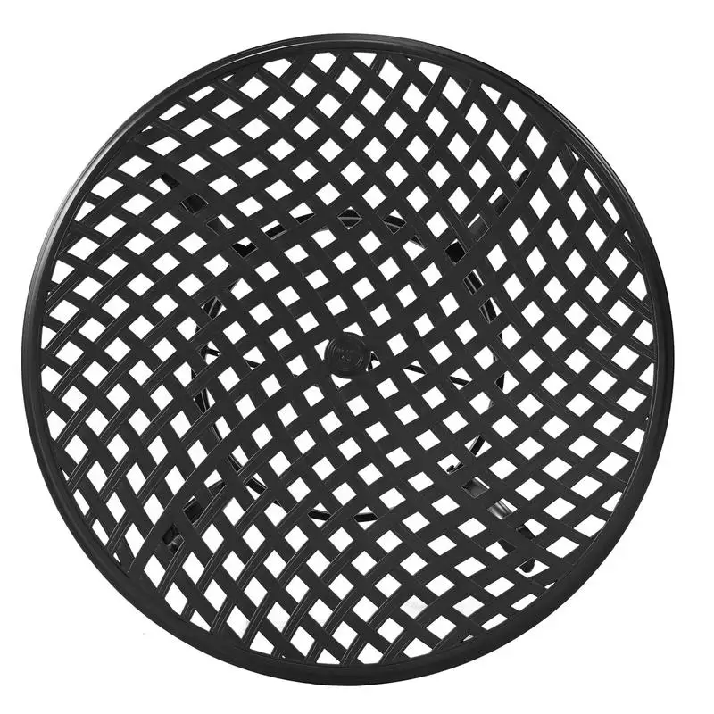 طقم طعام من الألومنيوم مقاس 49 بوصة مع وسائد شمسية للاستخدام الخارجي