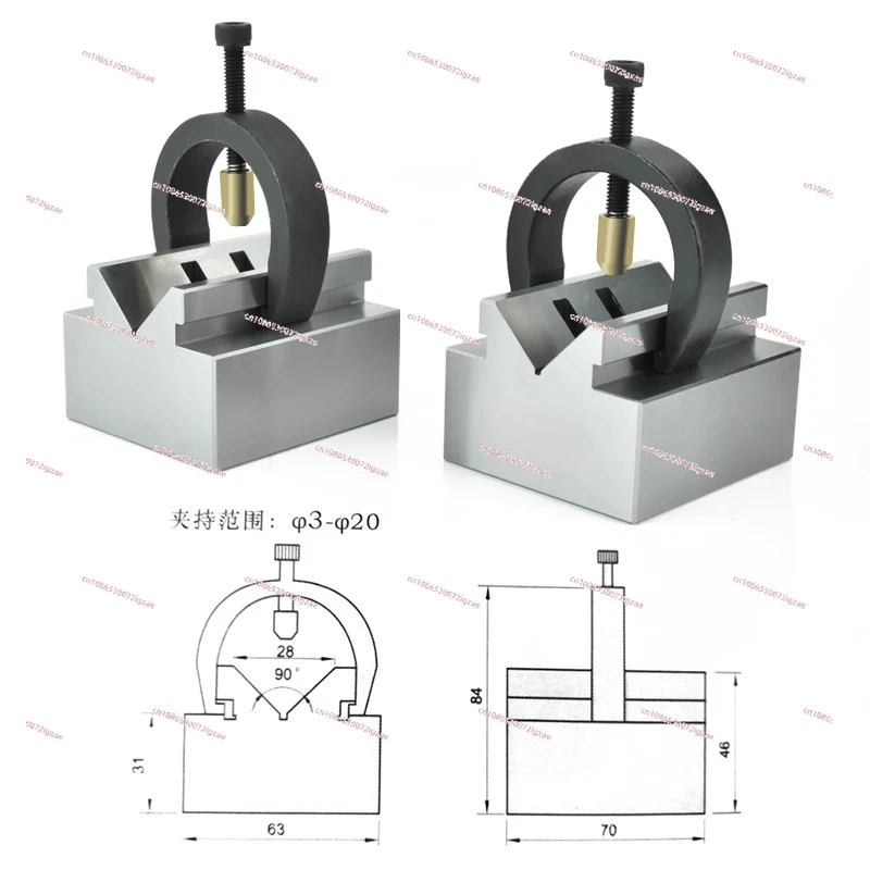 V-table PV100 precision fixed block fixture grinder accessories