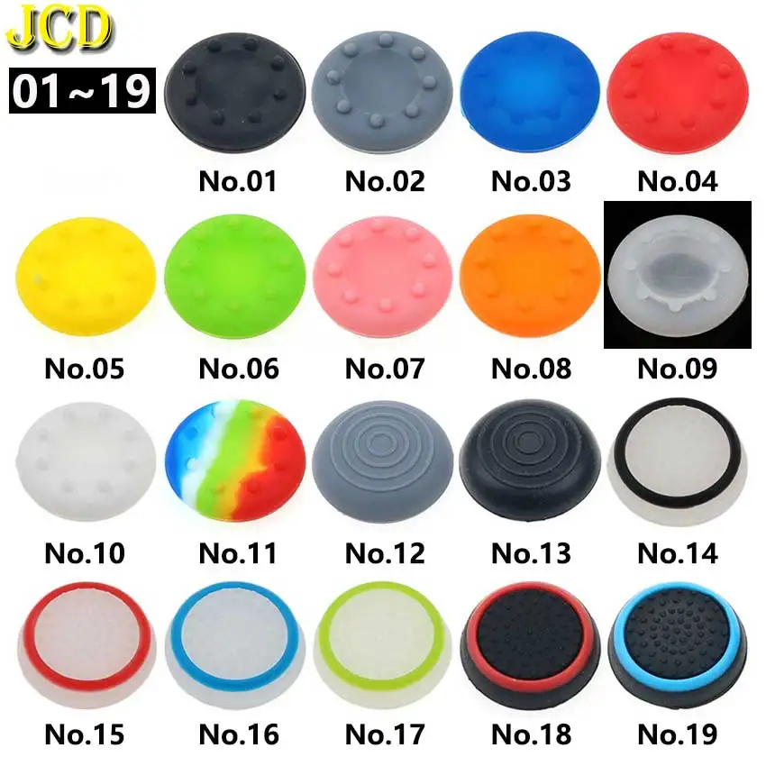 

JCD 1PCS Silicone Thumb Stick Grips Caps For PS4 Pro Slim PS5 Analog Joystick Cover For PS3 Xbox One 360 Switch Pro