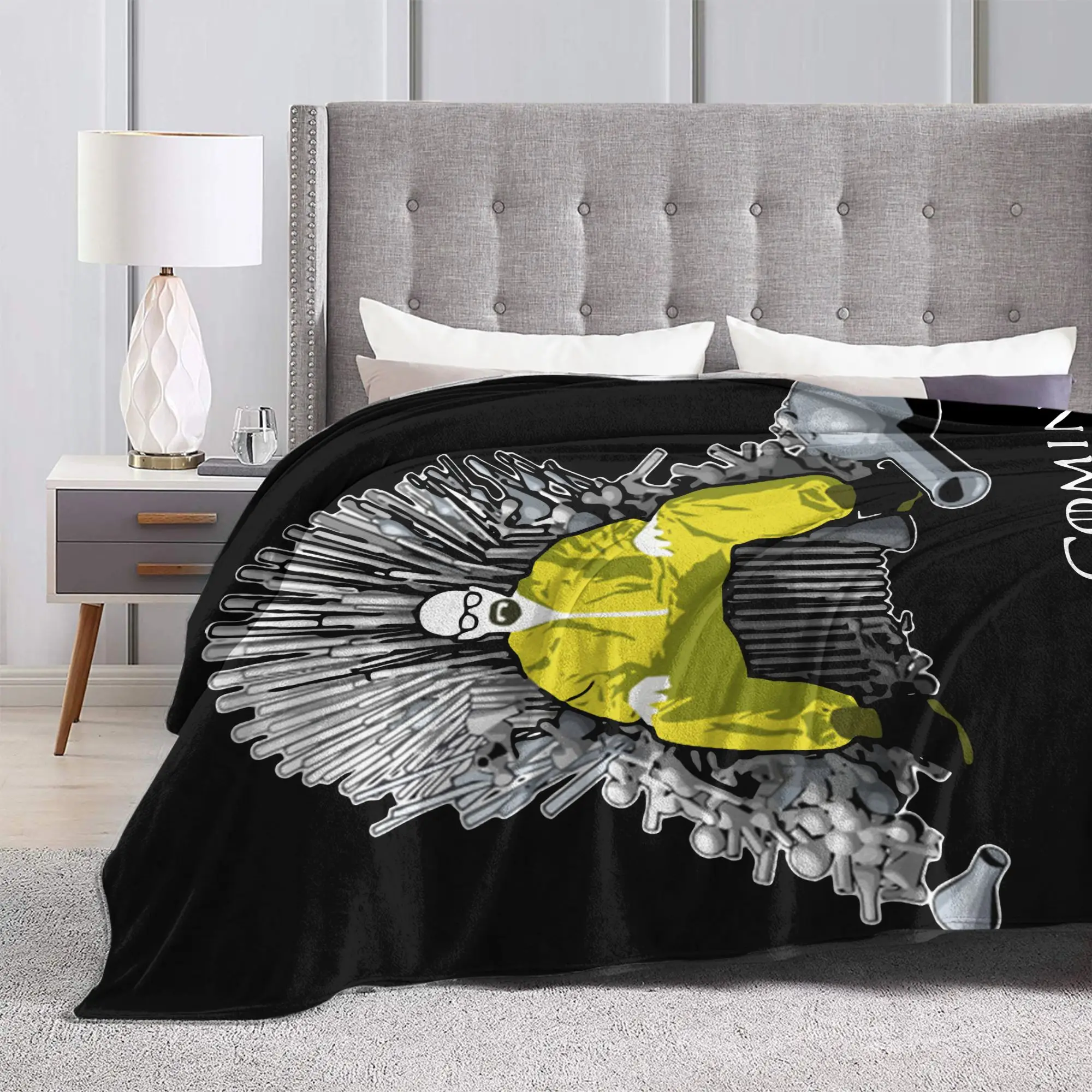 Walter Is Coming Breaking Bad X Game Of Thrones Velvet Throw Blanket  Blanket for Bedding Office Soft Bedding Throws