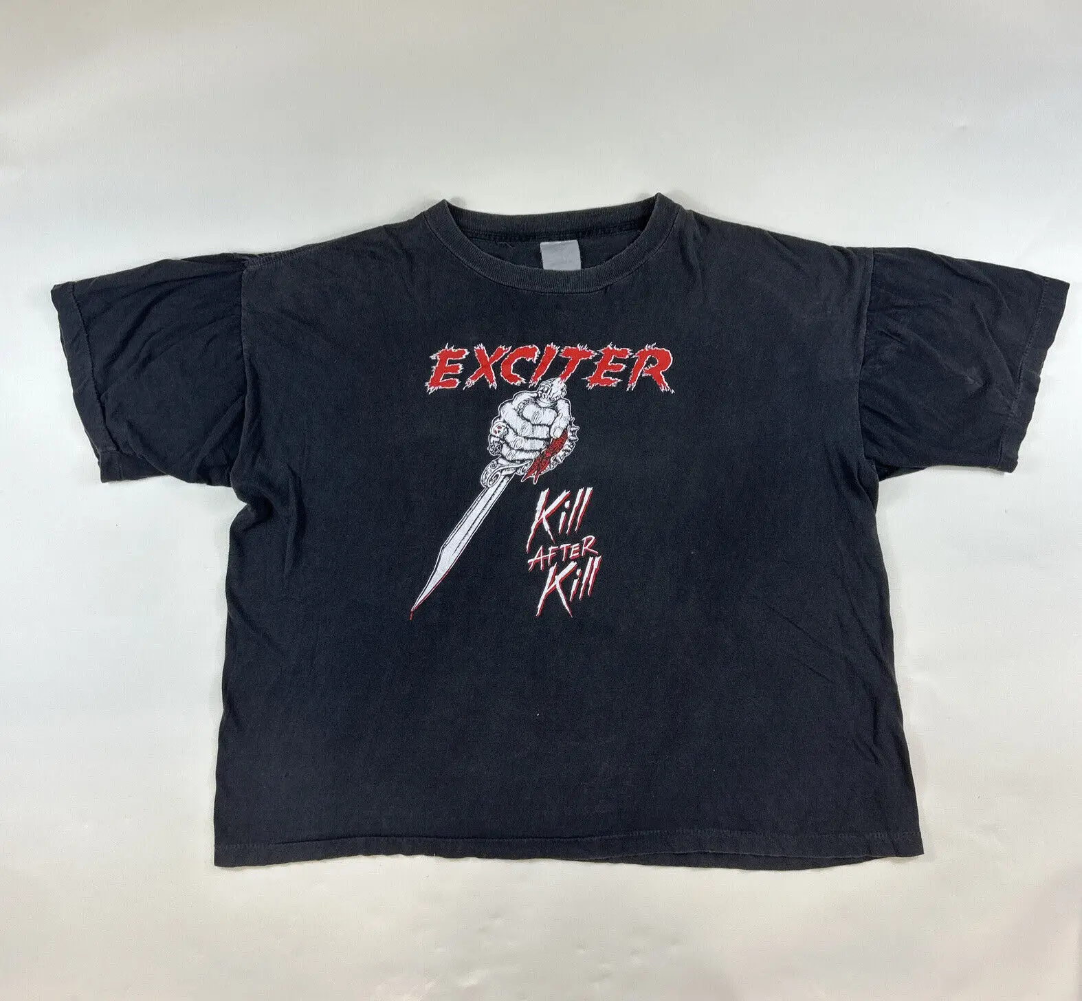 Vintage Exciter T Shirt The Maniac Is Back Size Xl