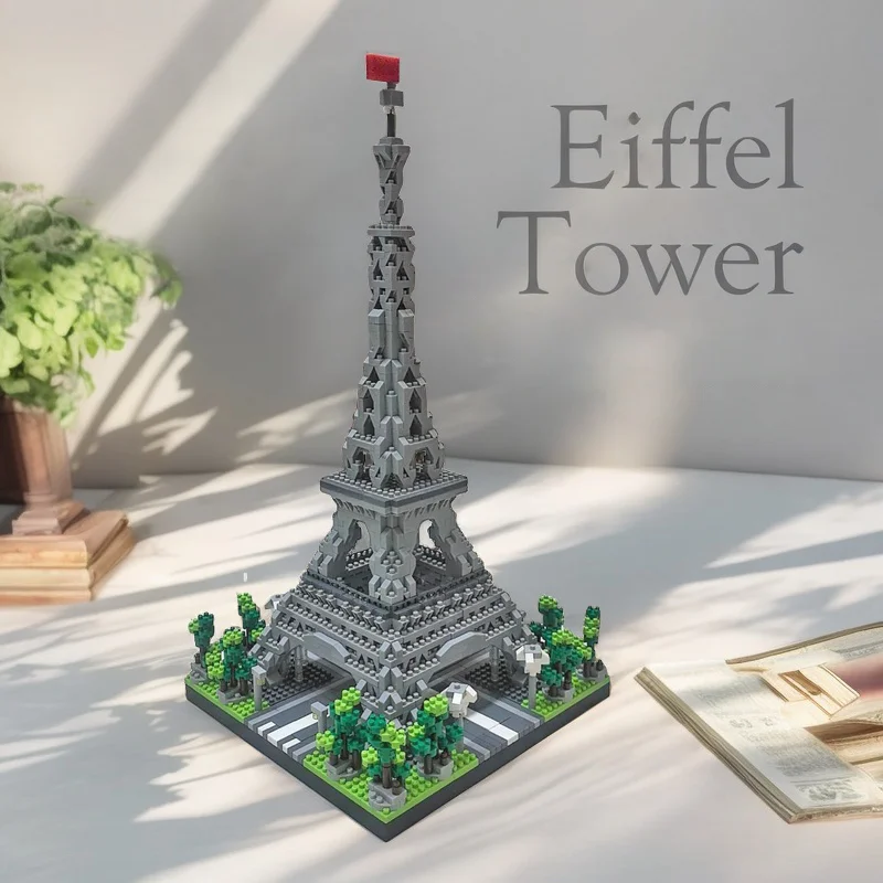 Escolha de 2 tamanhos Paris Torre Eiffel Micro Mini Blocos de Construção Brinquedo Orgulho da França Decoração Colecionável e Presente-Diverso