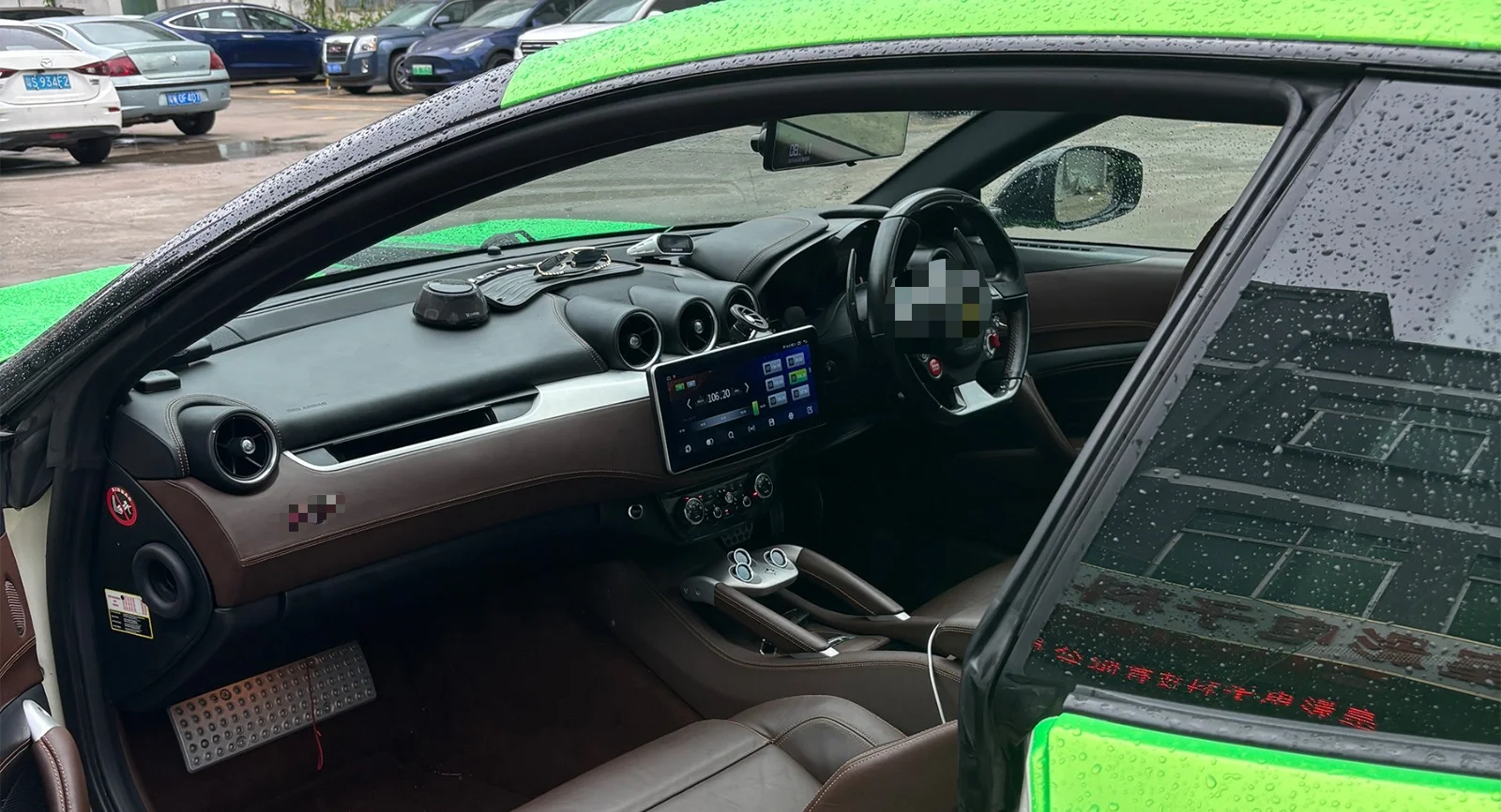 New Design 12.3 Inch Screen Carplay For Ferrari FF Android GPS Navi Multimedia Player Auto Stereo Radio Left/Right-Hand Drive