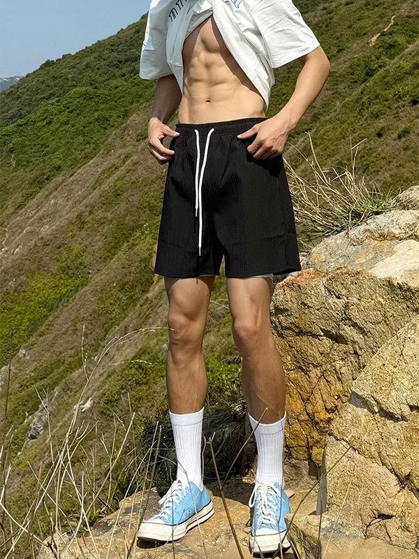 

Мужские летние тонкие шорты Bla Qui Dry Sports из ледяного шелка для баскетбола и бега, модель Five Four