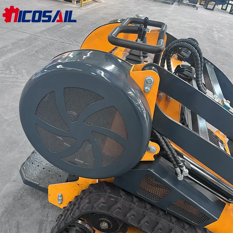 حار بيع الصين الديزل البسيطة جرافة عجلة القيادة آلات تحريك الأرض جرافة انزلاقية مع دلو #6