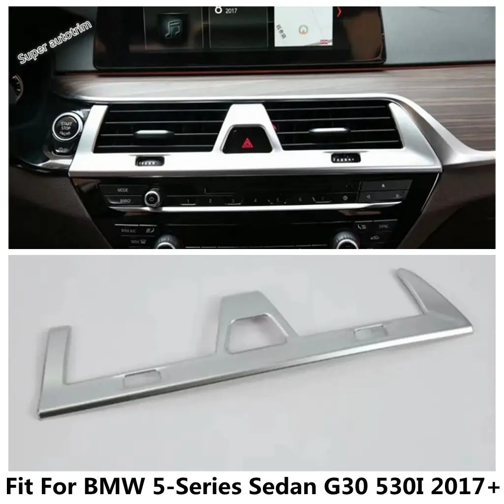 

Central Control Middle Air AC Conditioning Outlet Vent Panel Cover Trim For BMW 5 Series Sedan G30 530I 2017 - 2023 Accessories