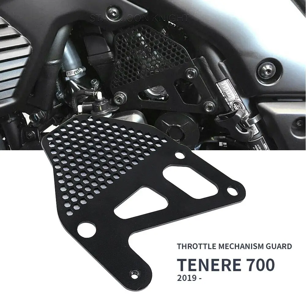For Yamaha Tenere 700 Tenere700 XT700Z XTZ 700 T7 T700 Engine Cover Throttle Cam Protector Motorcycle Cover Protection Grill