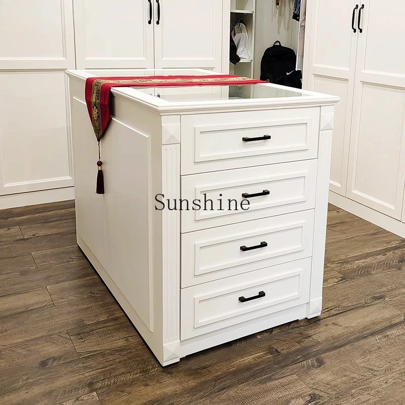 

Cloakroom Nakajima Jewelry Jewelry Storage Display Multifunctional Solid Wood Paint Bucket Counter