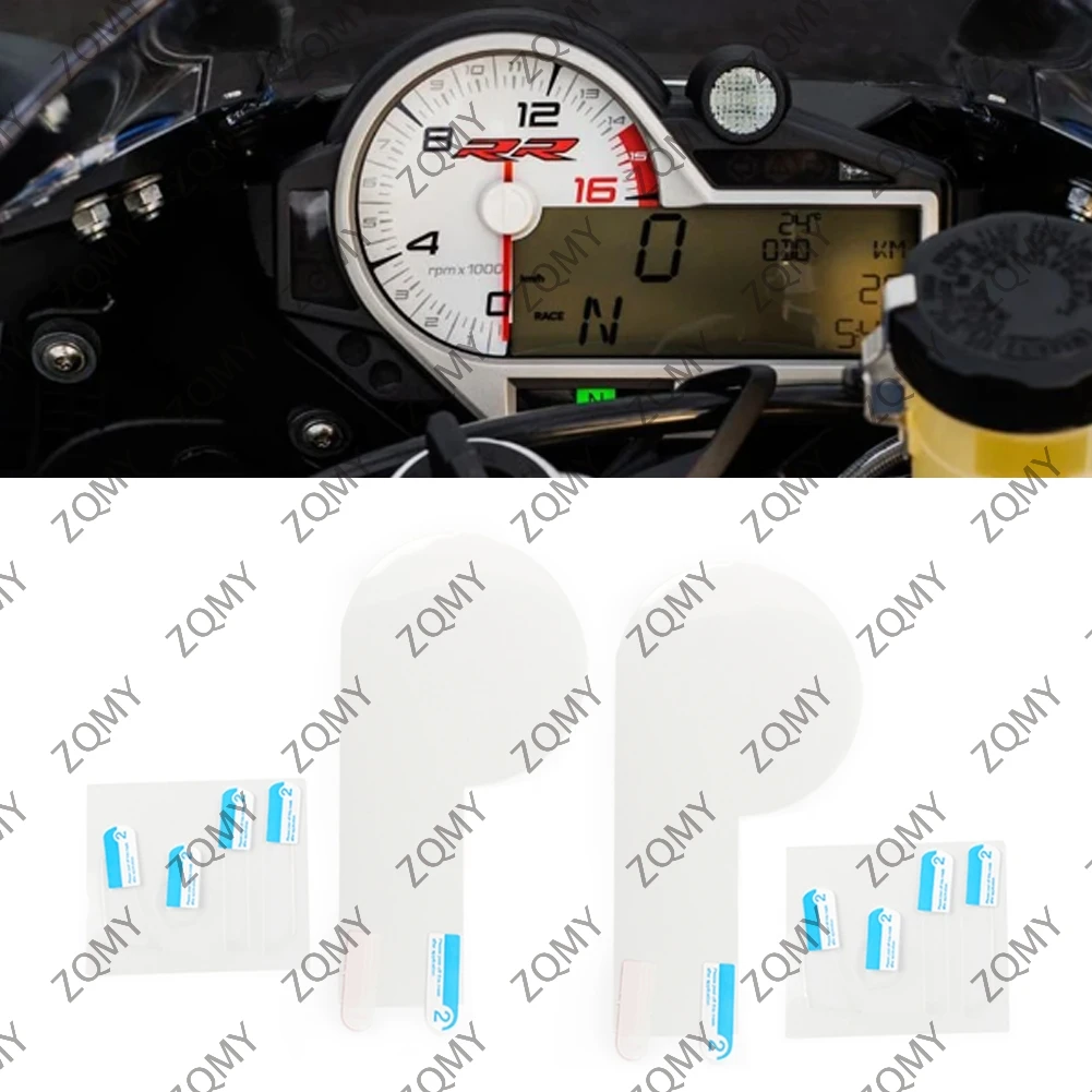 2Set Motorcycle Speedometer Cluster Scratch Protection Film Screen Protector For BMW S1000R S1000XR 15-2020 & S1000RR 2015-2018