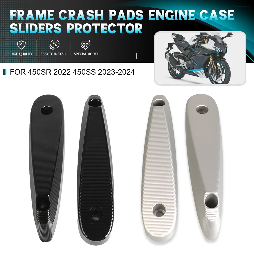 

For CFMOTO 450SR 2022 CFMOTO 450SS 2023-2024 Motorcycle Accessories Engine Crash Pads Frame Sliders Protector Anti-Fall Fairing