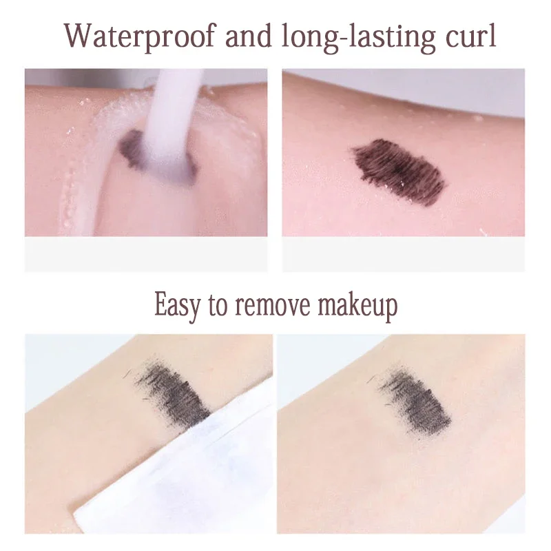 Ultra-fine Mascara Curling Thick and Slender Mascara Waterproof Non-smudge Natural Curling Fine Brush Mascara