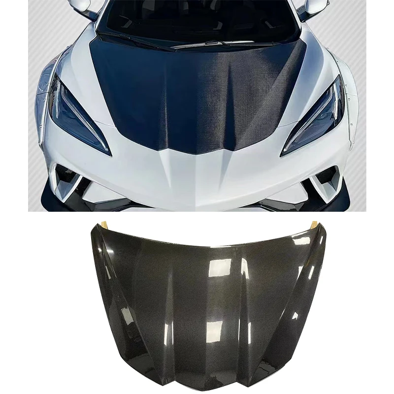 

High Quality OEM Style Carbon Fiber Bonnet Engine Hood Bonnet for C8 2020+