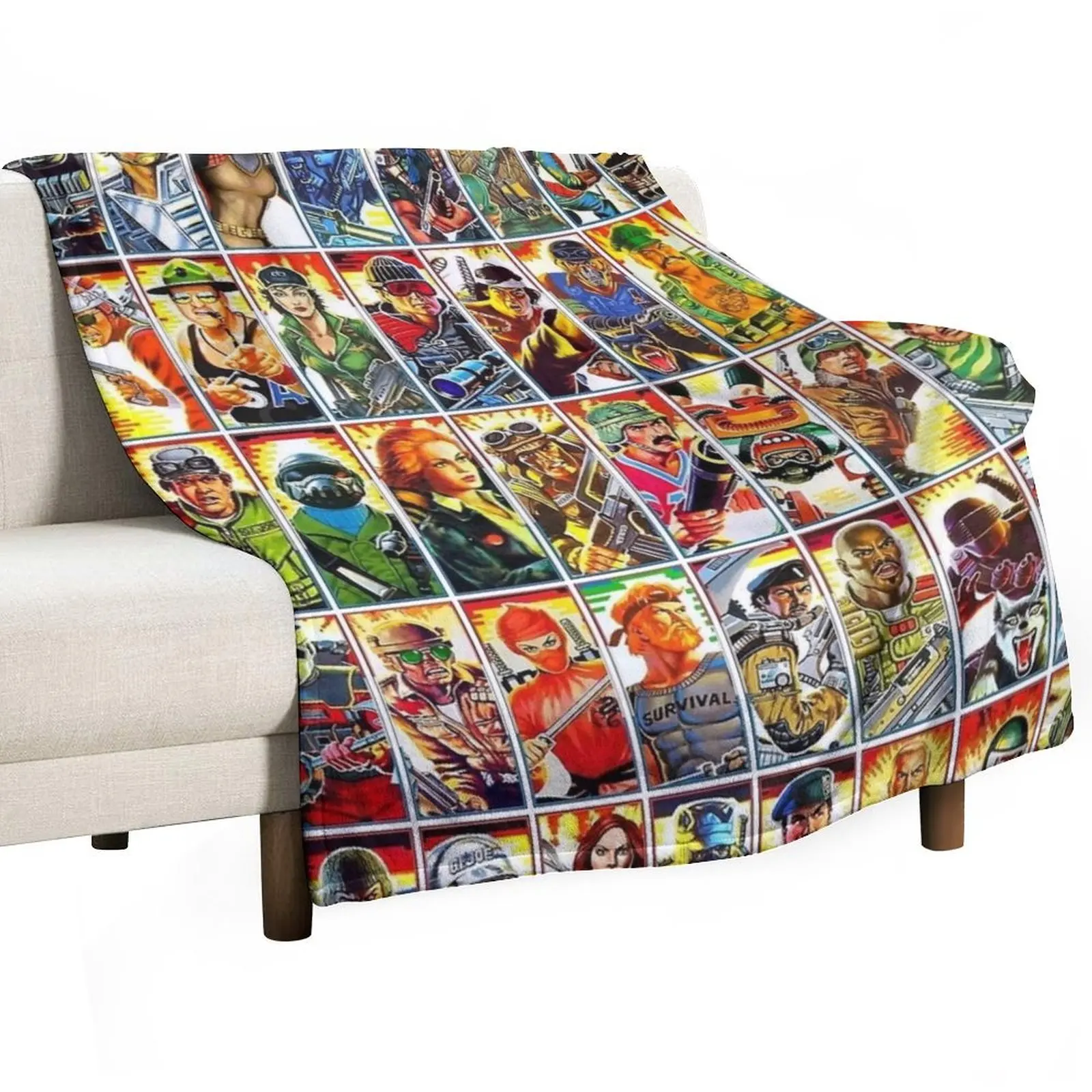 GIJoe : A Real American Hero Throw Blanket Softest for sofa Thins Camping Blankets