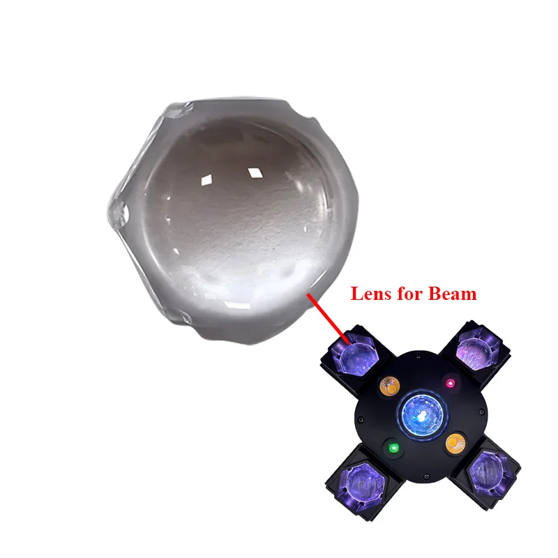 Optical Acrylic Projector Aspherical Lenses Optical System for Beam Light Mini 4 Arms Beam Laser 4in1 Disco Light