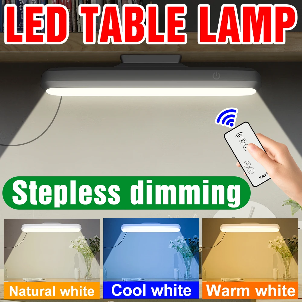 

Led Table Lamp USB Night Light Bedroom Lamp Bedside Table Mood Lights Room Decor Kid Portable With Remote Control Birthday Gift