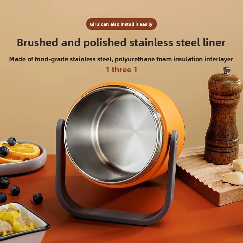 304 stainless steel insulated lunchbox electric heating lunchbox car-mounted heating constant temperature bento box large capaci