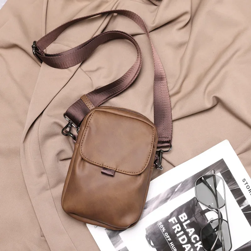 Casual Fashion Crossbody Bags Men Women Mini Shoulder Bag Couple Mobile Phone Bag Crossbody Bags Men Shoulder Messenger Bag