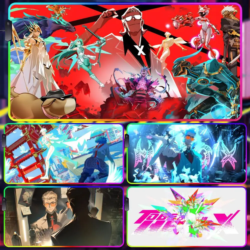 

Become A Hero X Mouse Pad Gamer Luminescence Led Mouse Pad Gaming Table Rgb Deskmat Keyboard Pc Mousepad