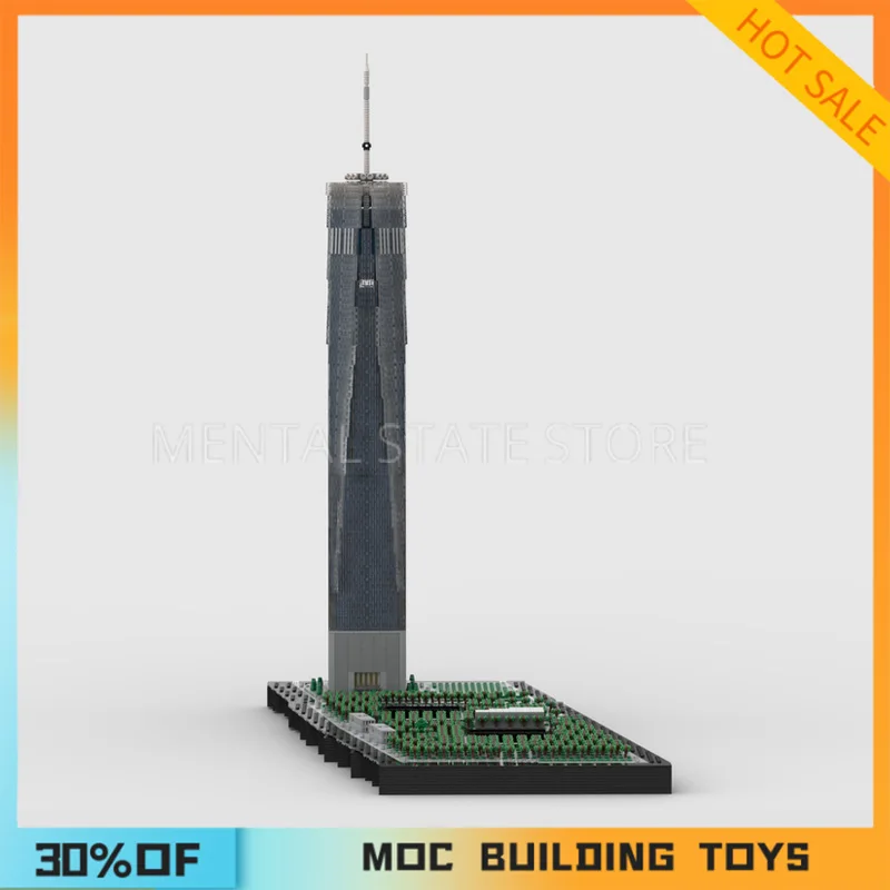 맞춤형 MOC One World Trade Centre Ver4 빌딩 블록, 기술 벽돌, DIY 크리에이티브 조립 장난감, 명절 선물, 8463PCs, 신제품