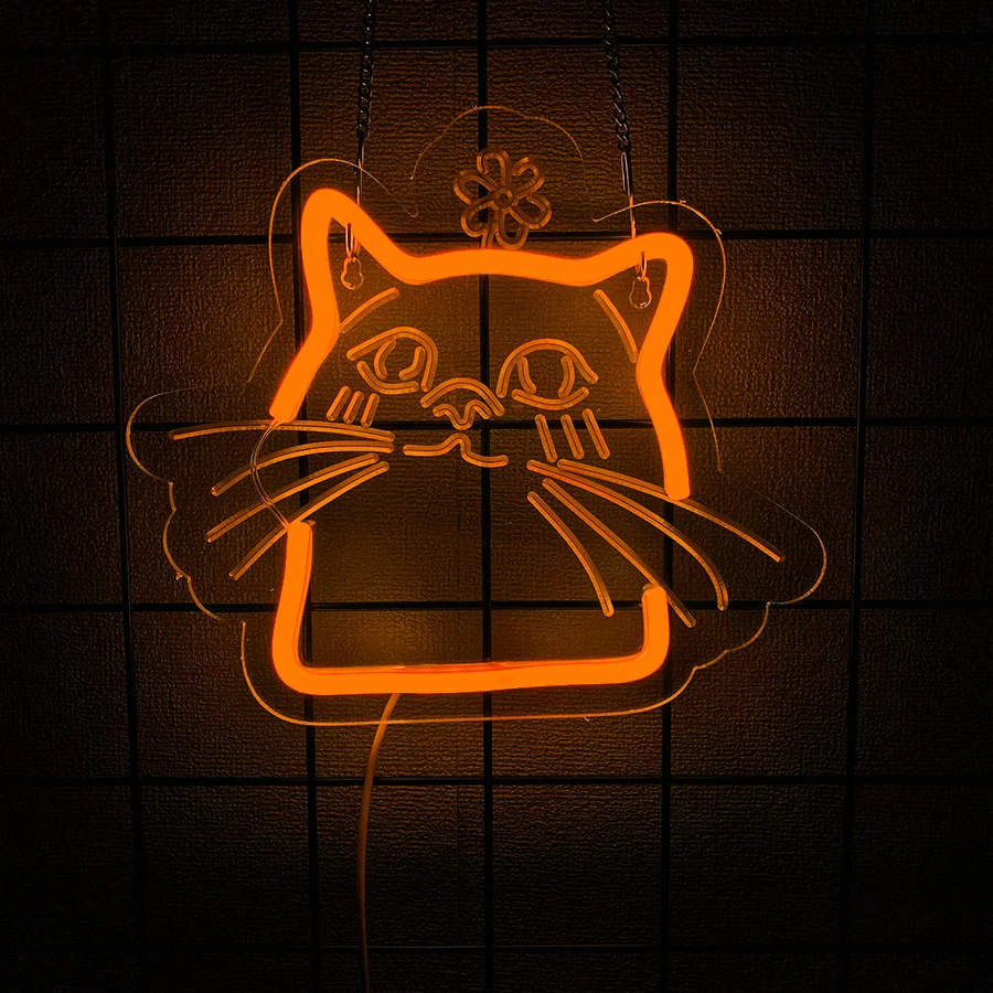 Lampu Neon LED Kucing Lucu, Ik - Party Games Shop ulasan dan harga