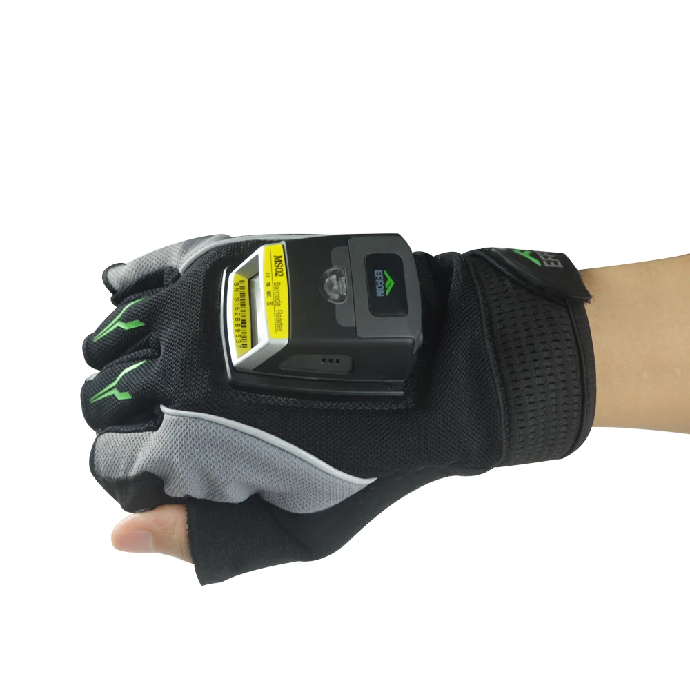 Wearable Ring Barcode Reader Scanner Gloves