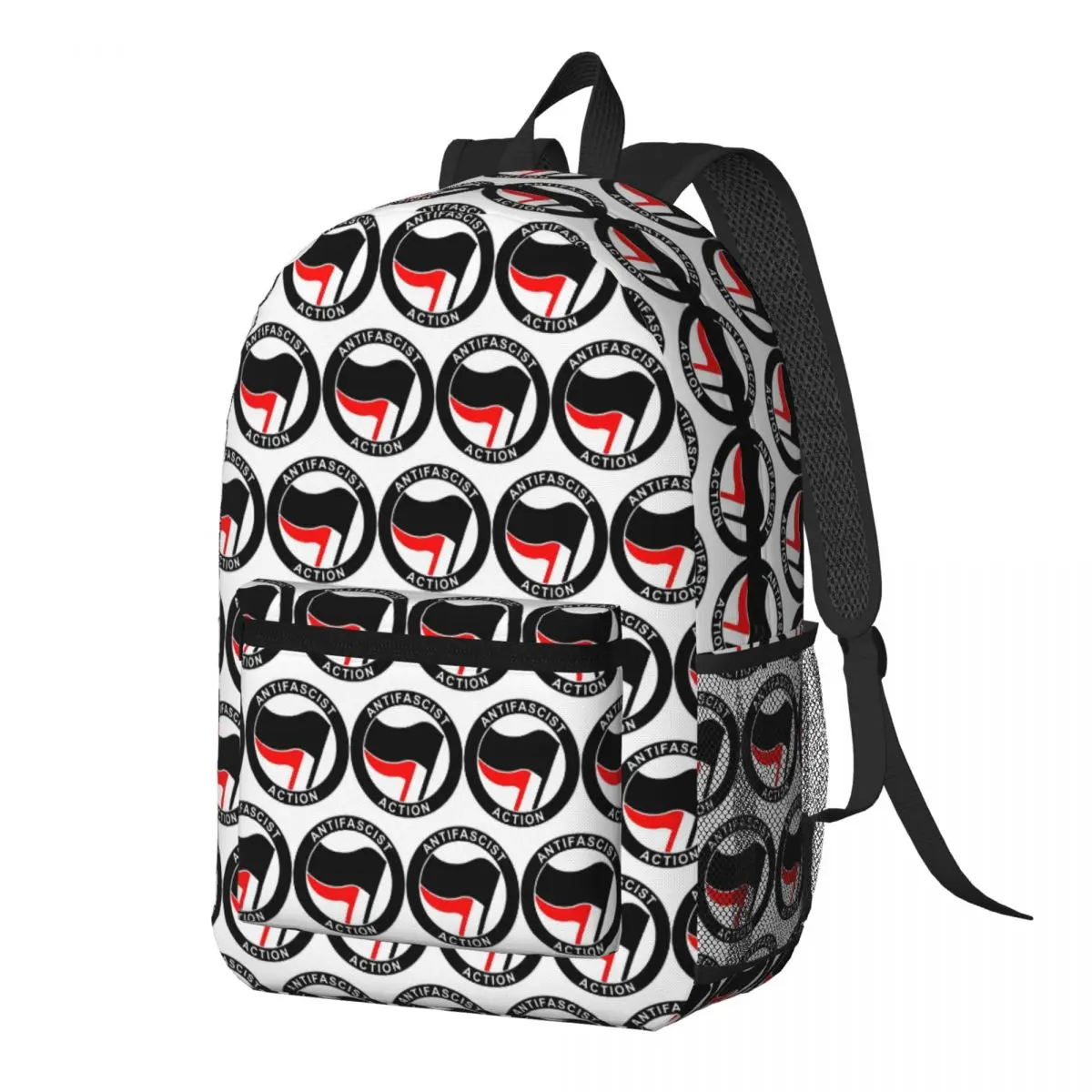 

Antifascist Backpack Daypack Large Capacity Boys Girls BookBag School Bag Shoulder Bags for Men Women