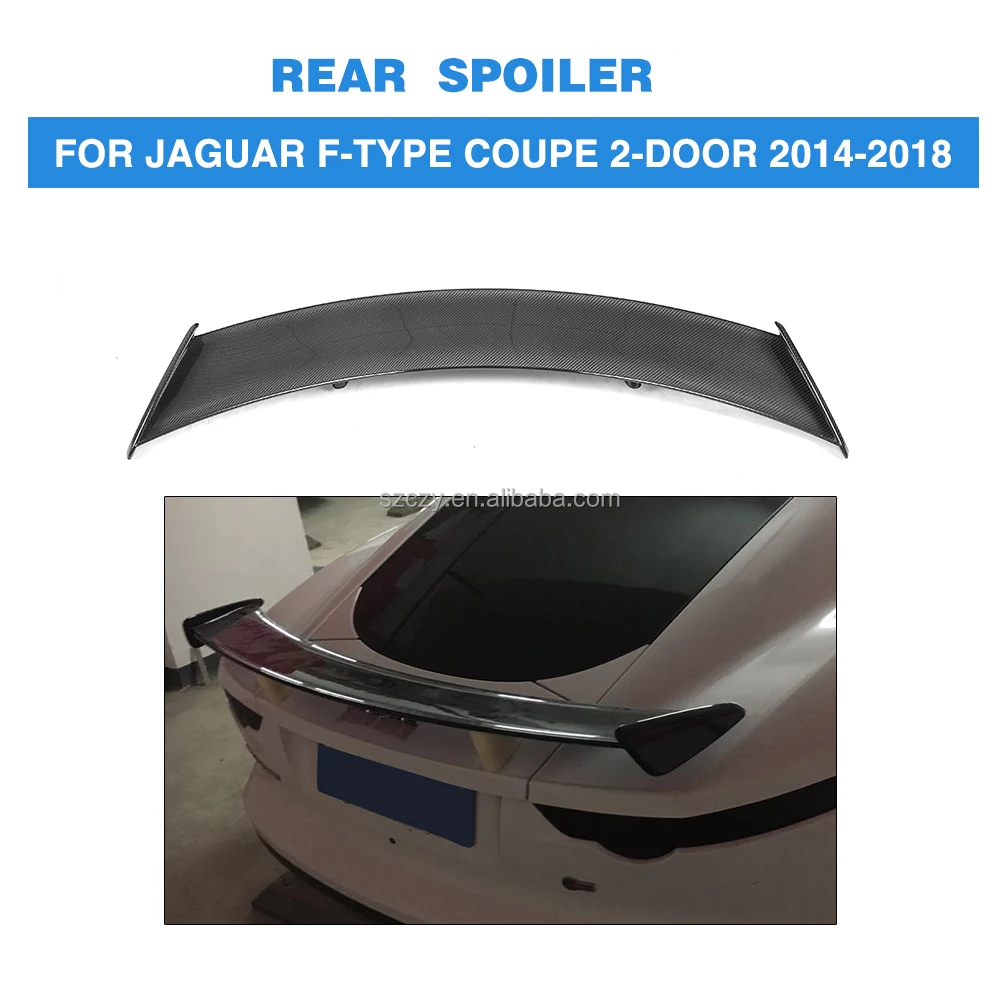 F-TYP Carbon Fiber Car Racing Spoiler For Jaguar F-TYPE Coupe 2-Door 14-18