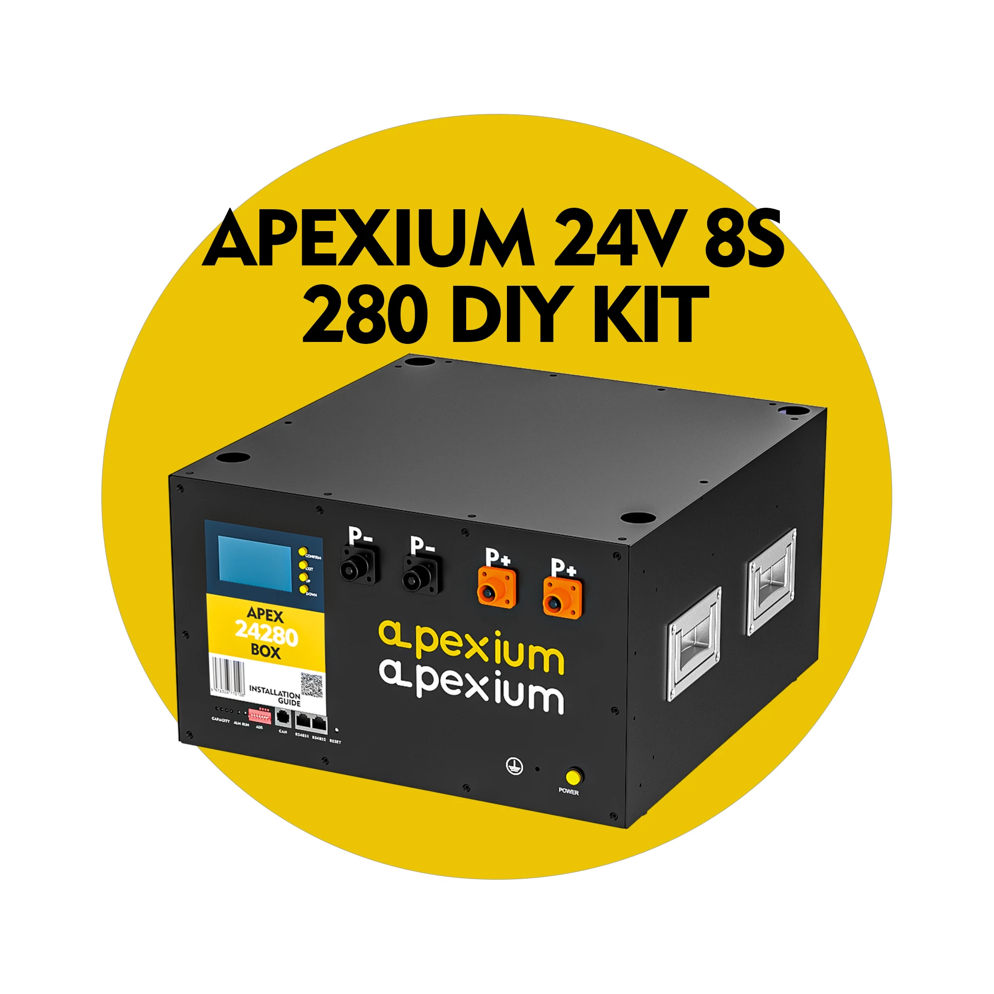 Item 24V 8s 200A JK BMS, Support 280Ah 304Ah 314Ah Lifepo4 Battery Cell DIY Solar Storage Battery Box Kit