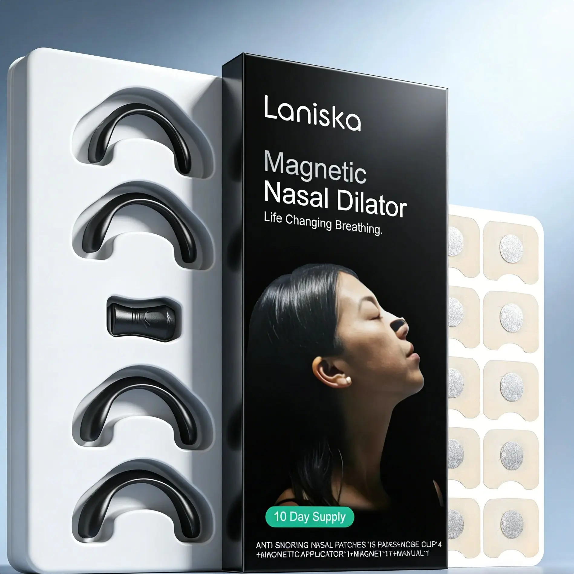 

Взрывной вентиляционный носовой пластырь, магнит против храпа, носовой пластырь, расширяет носовую полость, артефакт, пластырь для защиты от храпа