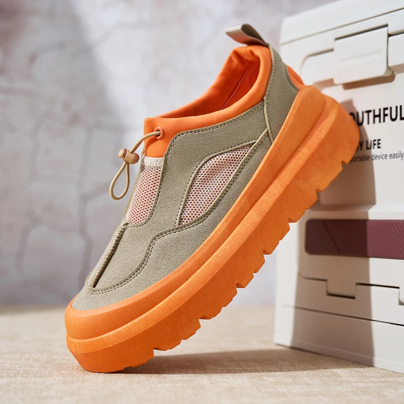 Autumn Running Shoes for Men Chunky Sneakers Work Wear Man Athletic Mens Tennis Platform Footwear Trends 2026 Comfort Skateboard