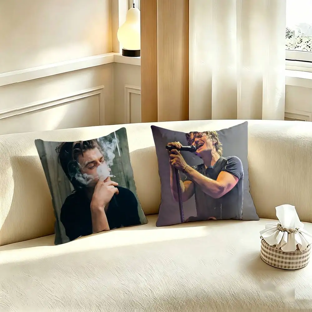 J-Joe Keery Polyester Printed Pillow Cover Square 30 35 40 45 50 55 cm Soft for Sofa Bed Car Home Decor