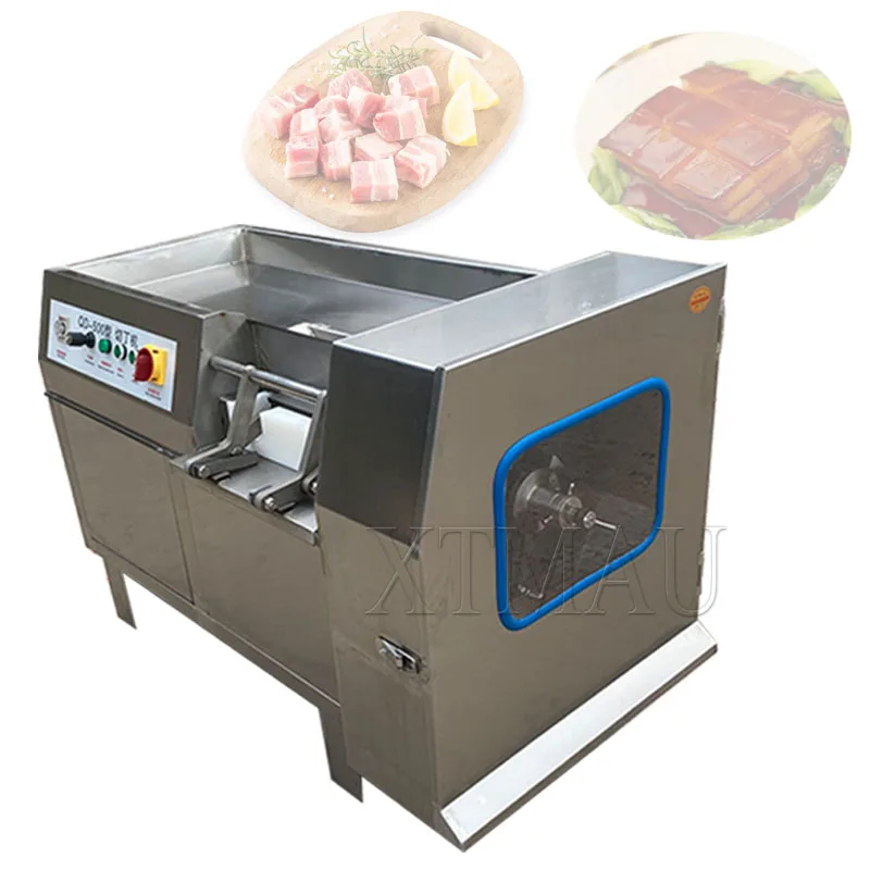 Stainless Steel Meat Slicer Vegetable Fresh Meat Cutting Machine For Restaurants