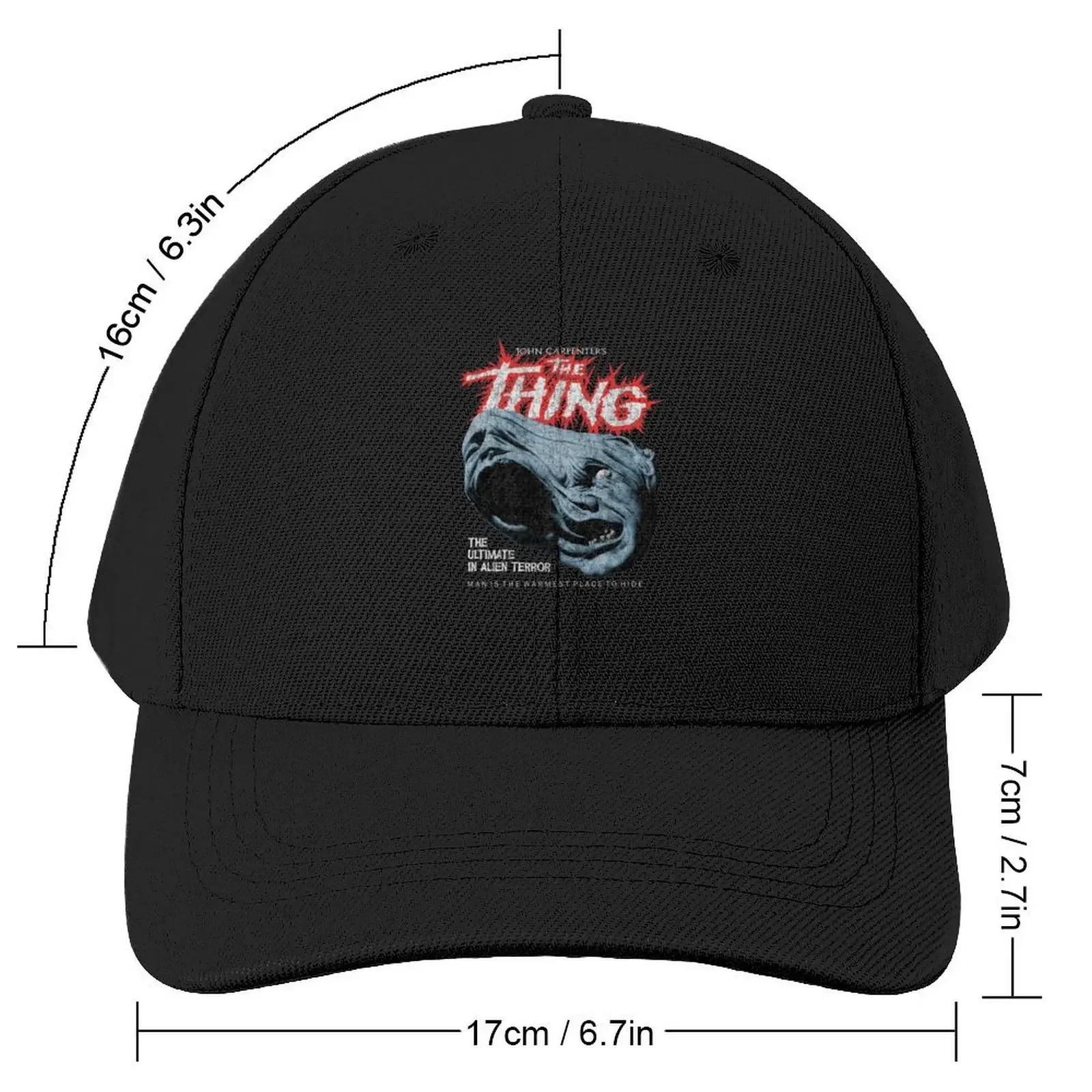 The Thing Distressed John Carpenter Horror Sci Fi Baseball Cap derby hat Fashion Beach Golf Women Men's