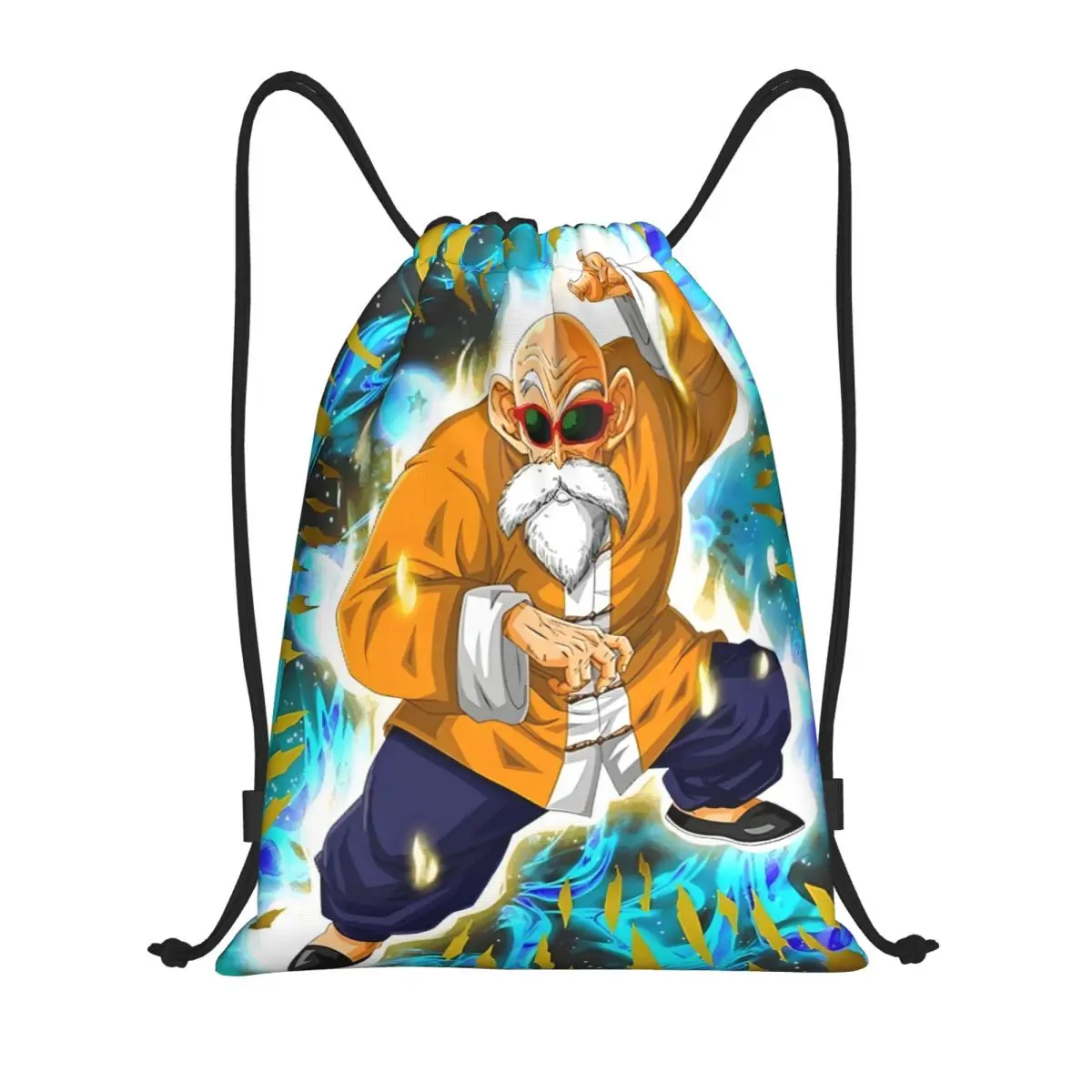 

Custom M-Masters R-Roshis Animes Powerful Drawstring Bags for Training Yoga Backpacks Women Men Comic Sports Gym Sackpack