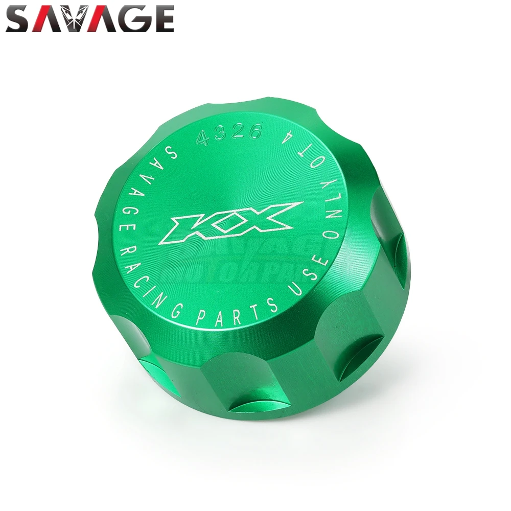 For Kawasaki KX65 KX85 KX112 2024+ Rear Brake Fluid Reservoir Guard Cover Protector KX 80 100 125 250 500 Oil Cap Guard 1988+