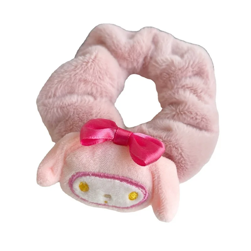 Sanrio Hoofdband Voor Het Wassen Van Gezicht, Schattige Zachte Dameshoofdband, Koraalfleece Pluizige Meisjes Haarband Voor Make-Up, Huidverzorging