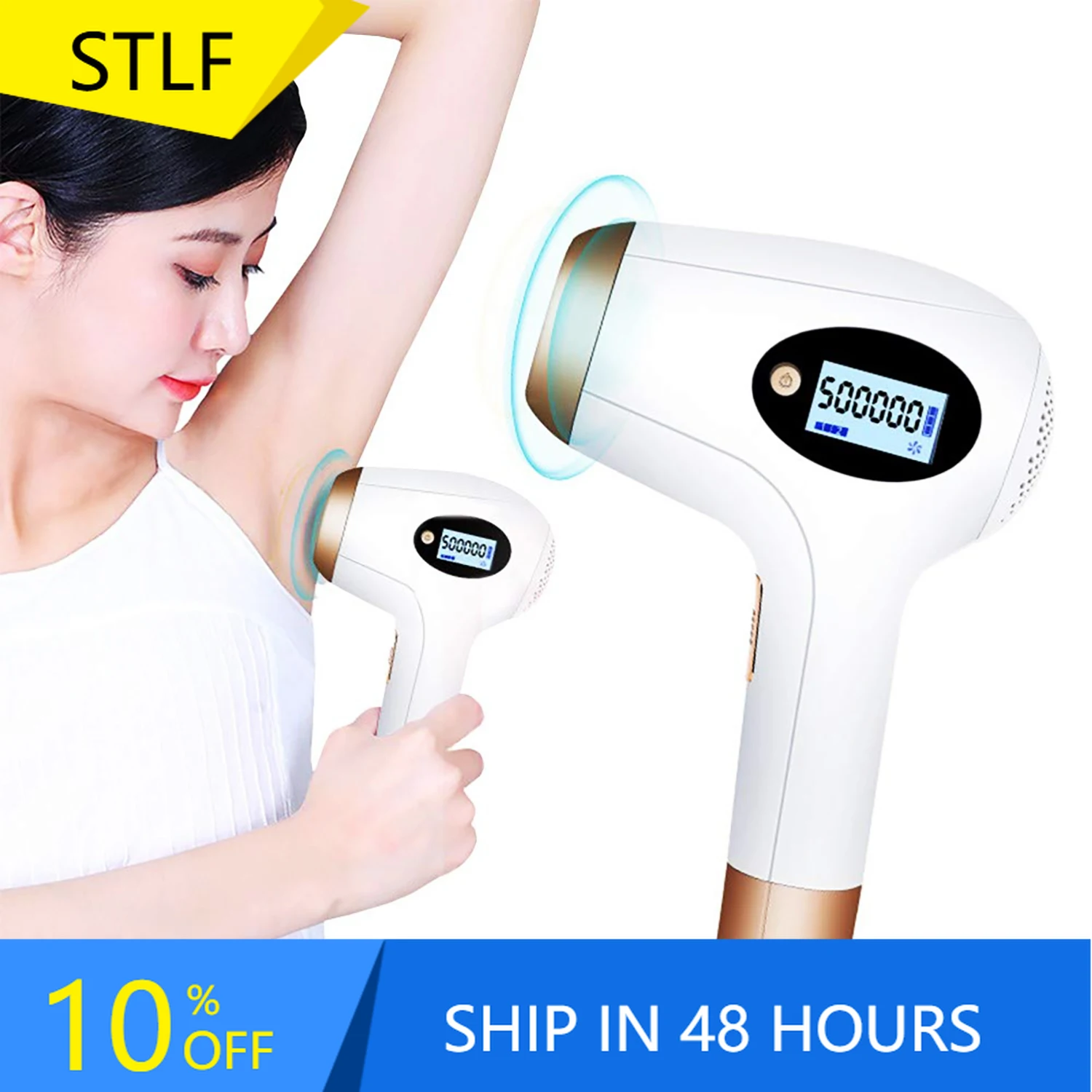 

STLF New Handheld Painless Portable Epilator Home Use Ice Permanent IPL Hair Removal Machine